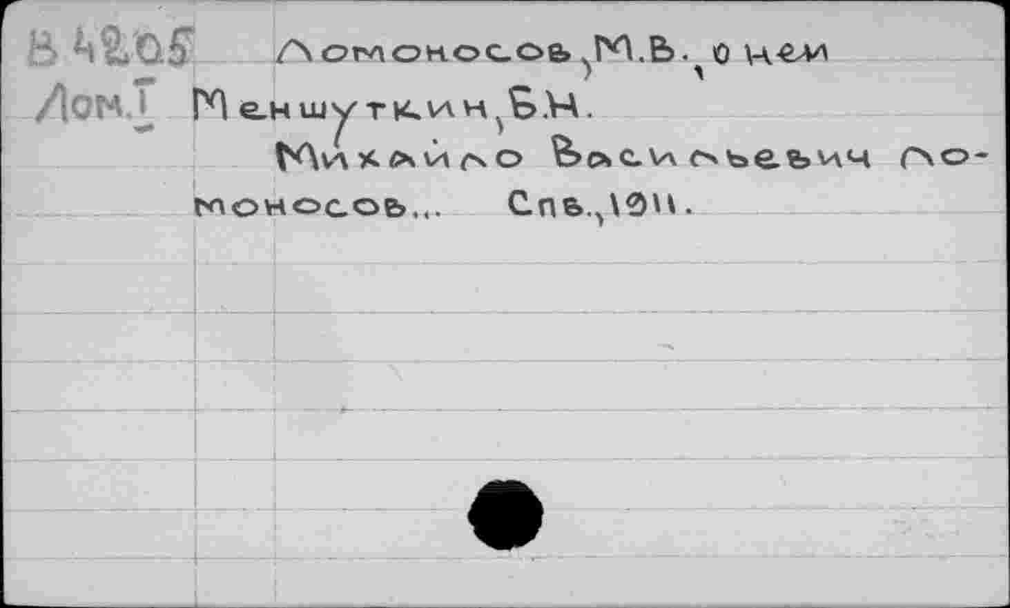 ﻿B	Аомонособ
/|OMJ ГО ениуткин^Н.
VA VA К О И О fecxCVx гооносоь,,. Спв^ЛЗН